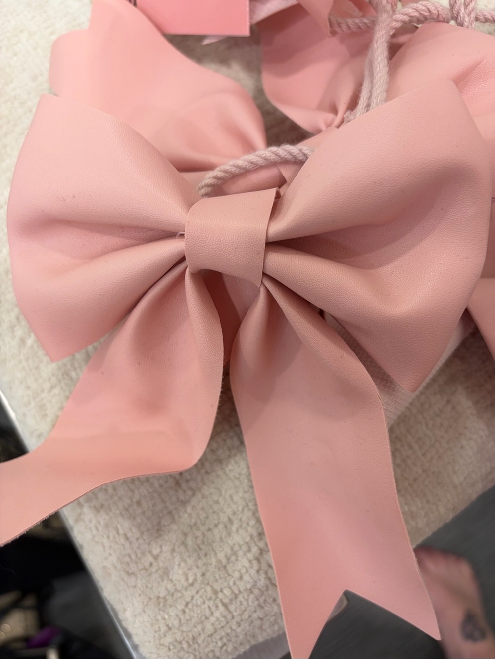 ✨ Coquette Pink Bow Garland & Wall Sticker Set / Coquette Room Decor ✨